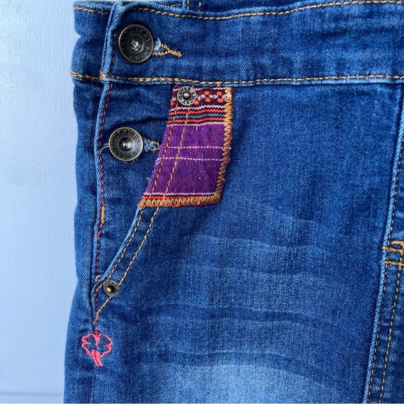 •LUCKY BRAND• Girls Denim Overalls Dress - Size 7 - Picture 4 of 7
